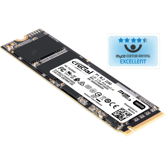 CRUCIAL P1 500GB M.2 NVMe Gen 3